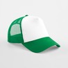 Trucker cap - B640:Pure Green, front: 100% cotton / back: 100% nylon, White, One Size